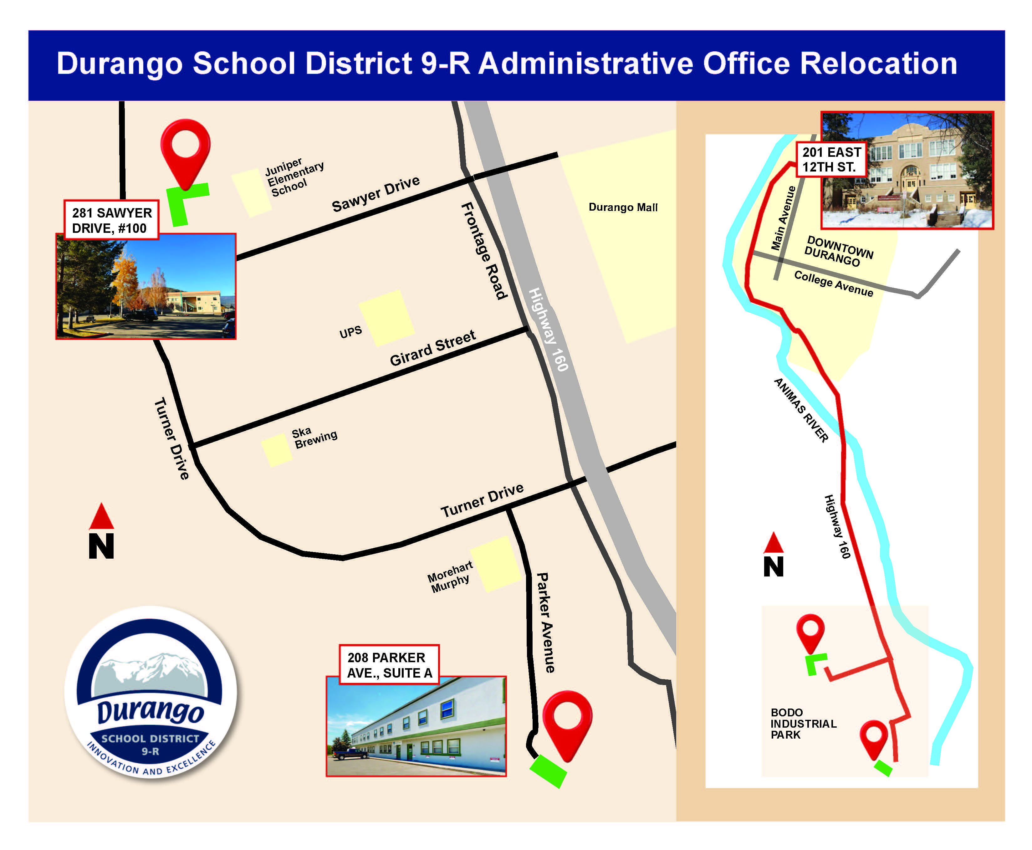 map of new administration building location