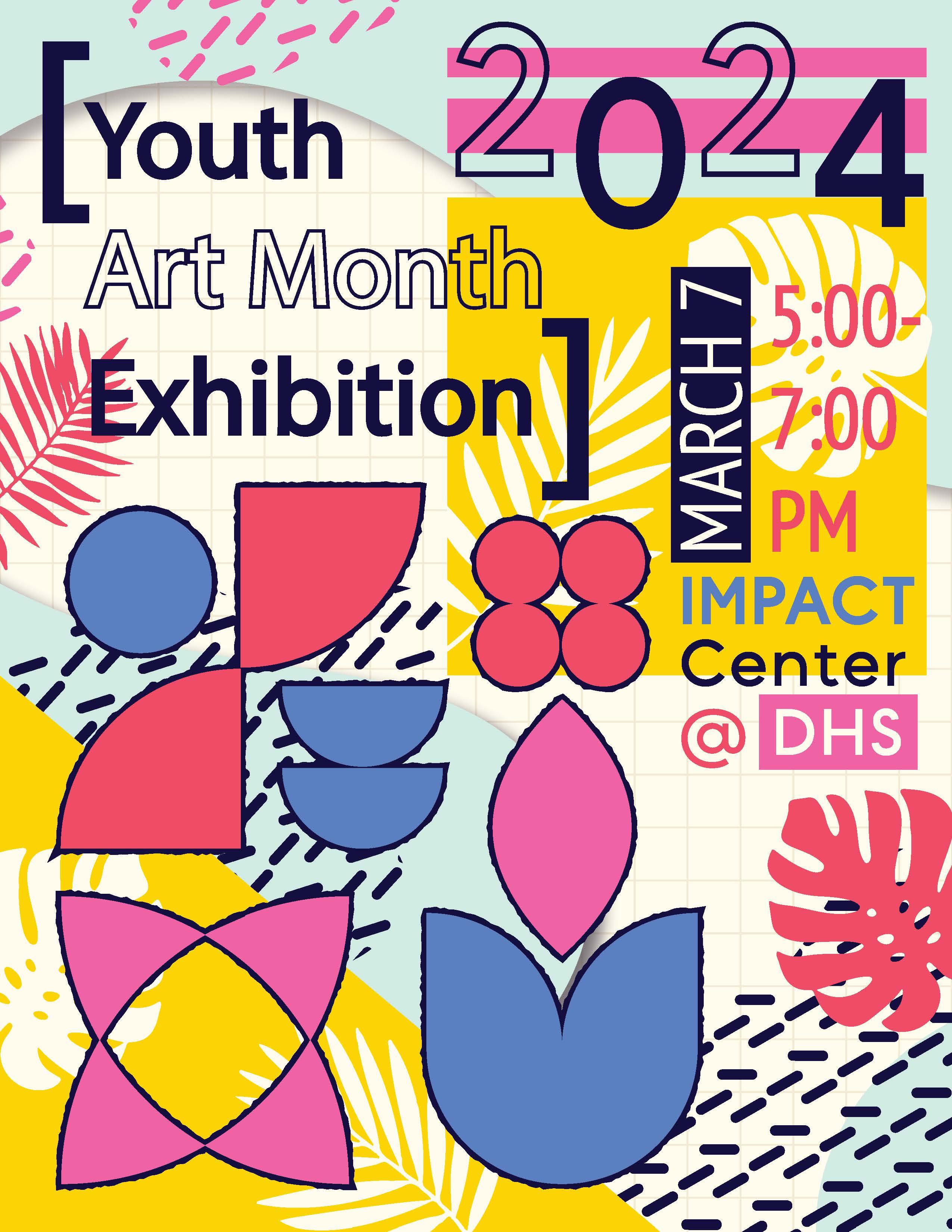 Youth Art Month poster